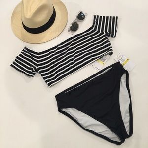 Michael Kors Off Shoulder Bandeau Bikini - 2 piece